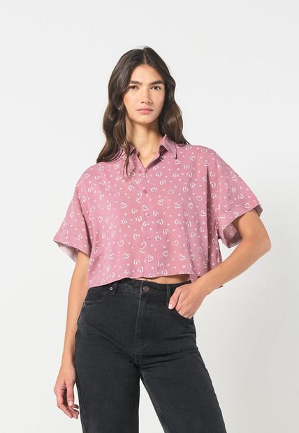 KOAJ BLUSA KOAJ CAMISERA CROP MC 1633