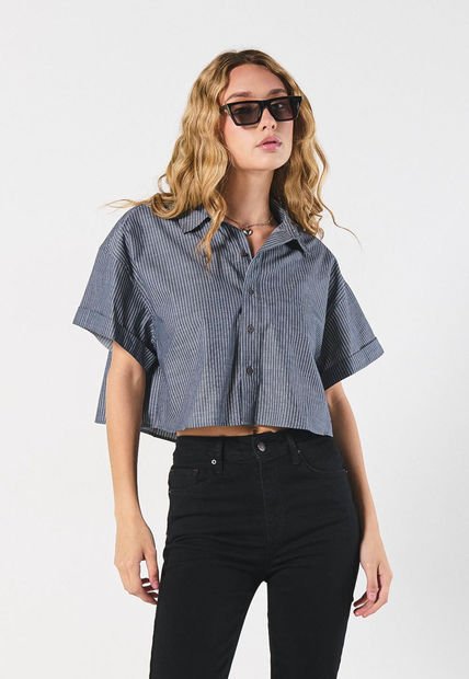 KOAJ BLUSA KOAJ CAMISERA CROP MC 1518