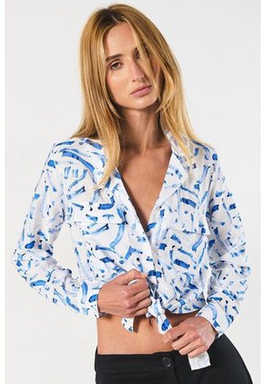 BLUSA KOAJ CUELL CAMISERO CROP 6035 3/24