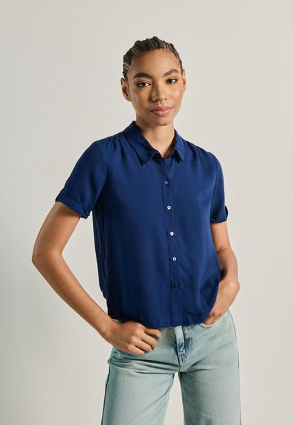 KOAJ BLUSA KOAJ CAMISERA CROP MC 4643