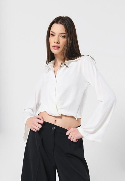 KOAJ BLUSA KOAJ  CROP ML 8700 2/24