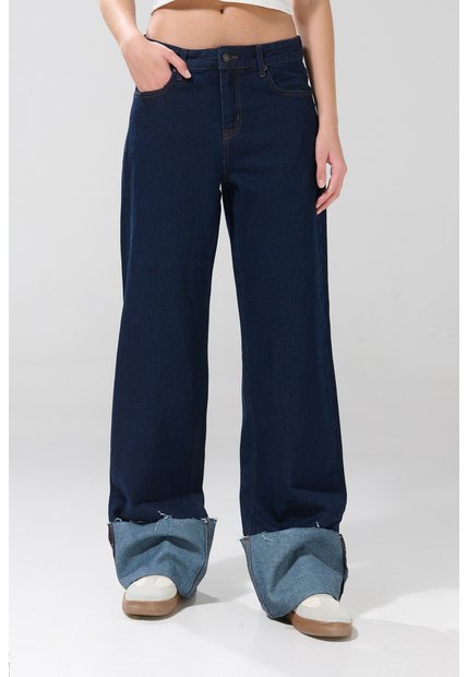 KOAJ PANTALON KOAJ JEAN STRAIGHT ROLL UP 3026