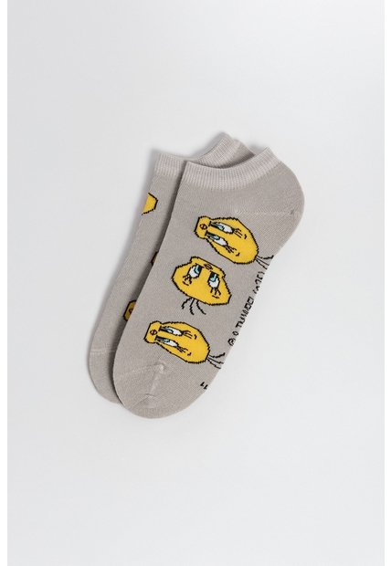 Medias Tobilleras Con Diseño En Jacquard, Licencia, Looney Tunes.