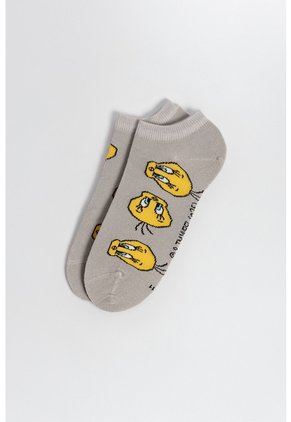 Medias Tobilleras Con Diseño En Jacquard, Licencia, Looney Tunes.