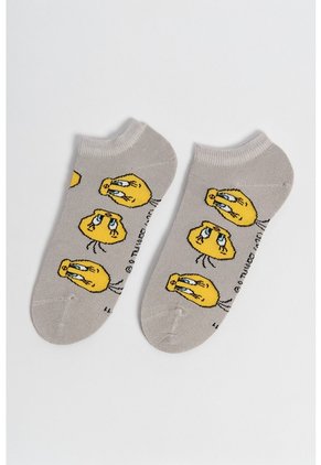 Medias Tobilleras Con Diseño En Jacquard, Licencia, Looney Tunes.