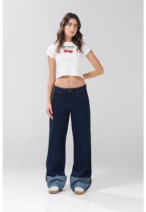 KOAJ PANTALON KOAJ JEAN STRAIGHT ROLL UP 3026