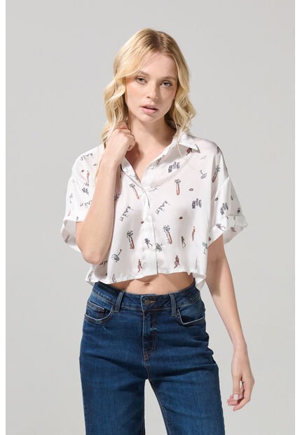 BLUSA KOAJ CAM CROP MC 22805 2/25