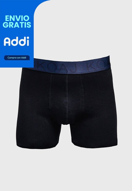KOAJ Bóxer Midway Brief-largo Azul Con Cintura Estampada