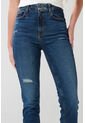 KOAJ Jean Jegging Tiro Súper Alto Azul Oscuro Con Rotos de Koaj