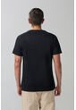 KOAJ Camiseta Cuello Redondo Negra Con Diseño De Comida de Koaj