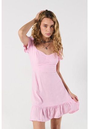 VESTIDO KOAJ ANUDADO CORTO 8688 2/24