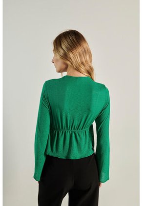KOAJ BLUSA KOAJ ESCOTE V MG CAMPANA 4954 1/24