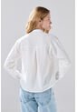 KOAJ Blusa  Manga Larga Con Cruce Delantero de Koaj