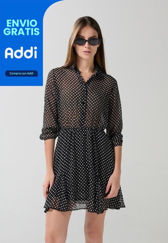 KOAJ VESTIDO KOAJ CAMISERO CORTO ML 18229 1/2 Koaj