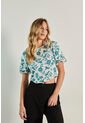 KOAJ BLUSA KOAJ CUELLO REDONDO CIERRE CORDON de Koaj