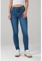 KOAJ Jean Tiro Alto Azul Medio Push Up Con Ligeros Desgastes de Koaj