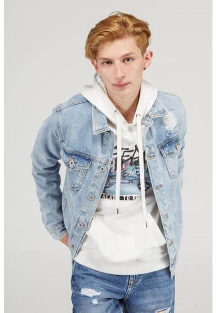 Jean Oversize Chaqueta De Jean Clara Hombre Moda Con Chaqueta De