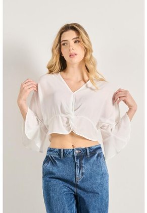 BLUSA KOAJ NUDO MANGA 3-4 8714 2/24