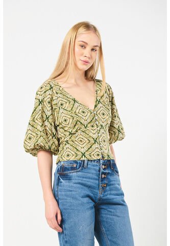 BLUSA KOAJ ESCT V MG AGLOBADA 9764 4/24 Koaj