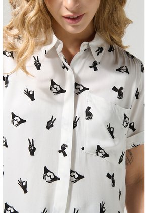 KOAJ BLUSA KOAJ CAM MC BOL  21071 4/25