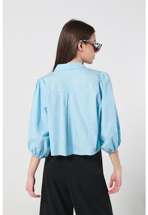 BLUSA KOAJ CLLO CAMISERO M3/4 6038 3/24