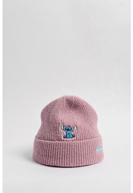 KOAJ Gorro Tejido Lila Con Diseño De Lilo & Stitch