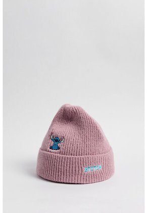 KOAJ Gorro Tejido Lila Con Diseño De Lilo & Stitch