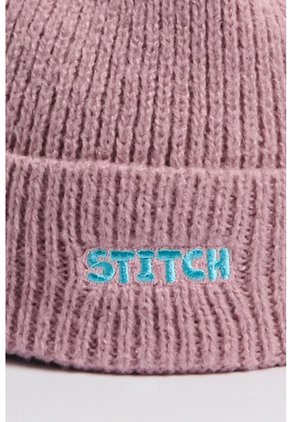 KOAJ Gorro Tejido Lila Con Diseño De Lilo & Stitch