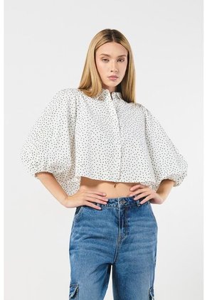 BLUSA KOAJ CLLO CAMISERO M3/4 6043 3/24