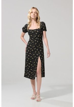 VESTIDO KOAJ ABERTURA MIDI 11967 1/25