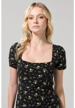 VESTIDO KOAJ ABERTURA MIDI 11967 1/25