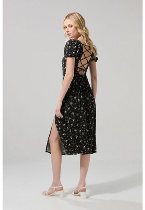 VESTIDO KOAJ ABERTURA MIDI 11967 1/25