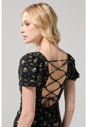 VESTIDO KOAJ ABERTURA MIDI 11967 1/25