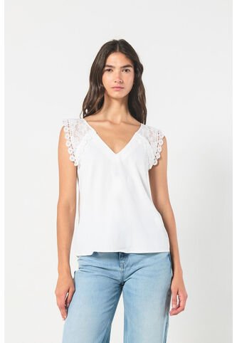 KOAJ BLUSA KOAJ ESCOTE V ENCAJE 14517 4/24 Koaj