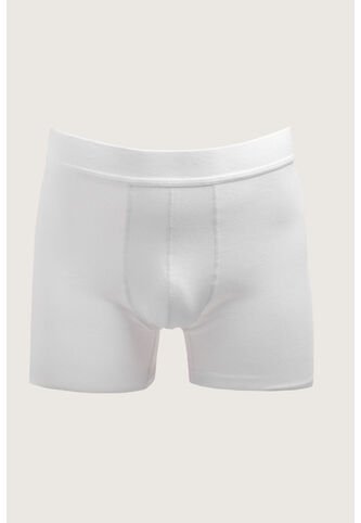 KOAJ Bóxer Blanco Tipo Midway Brief-largo Con Cintura Elástica Koaj