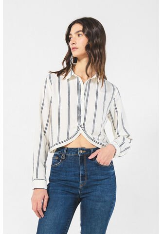 BLUSA KOAJ CAMISERA NUDO ML 8521 4/24 Koaj