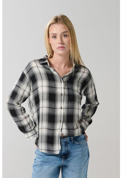 BLUSA KOAJ CAMISERA OVSIZE ML  6059 3/24