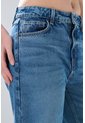KOAJ Jean 90´S Infaltables Azul Medio Con Tiro Alto de Koaj