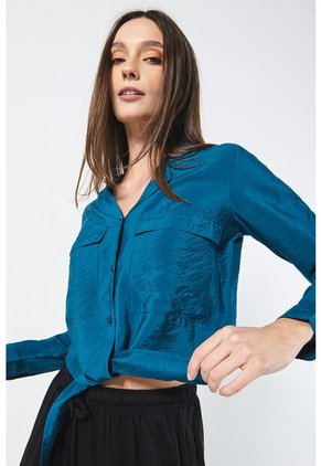 KOAJ BLUSA KOAJ CUELL CAMISERO CROP 6032 3/24