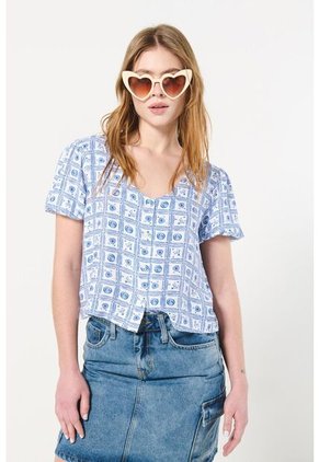 BLUSA KOAJ CROP CUELLO V 5794 3/24