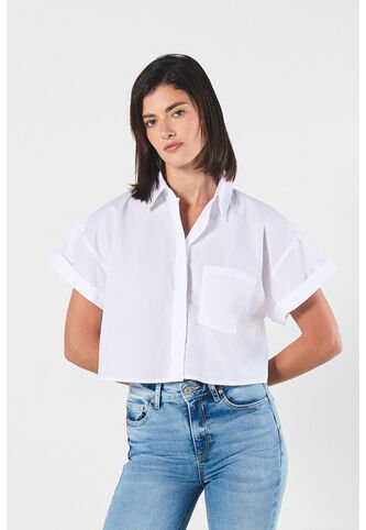 BLUSA KOAJ CAMISERA CROP MC 9762 4/24 Koaj