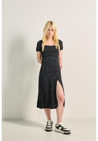 VESTIDO KOAJ ABERTURA MIDI 8689 2/24 Koaj