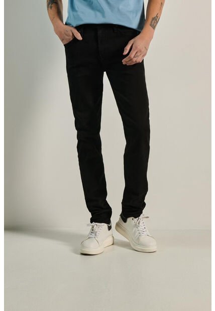 KOAJ Jean Slim Negro Para Hombre Cuenta Con 5 Bolsillos