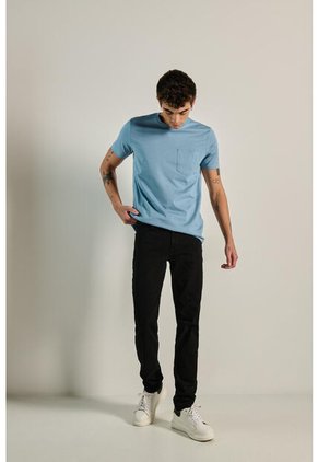 KOAJ Jean Slim Negro Para Hombre Cuenta Con 5 Bolsillos