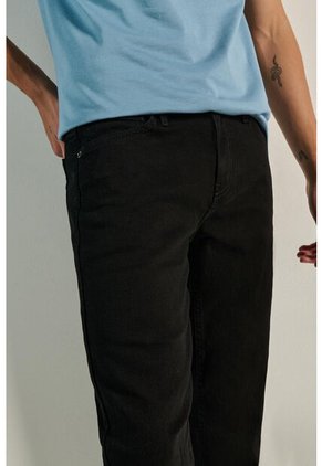 KOAJ Jean Slim Negro Para Hombre Cuenta Con 5 Bolsillos