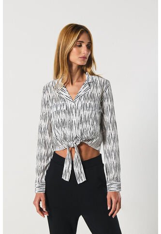 BLUSA KOAJ CUELL CAMISERO CROP 6035 3/24 Koaj