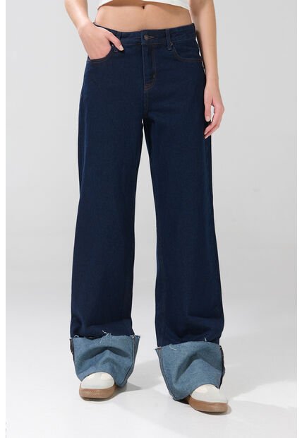 KOAJ PANTALÓN KOAJ JEAN STRAIGHT ROLL UP 3026