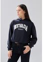 KOAJ Buzo Azul Intenso College Oversize Perchado Con Capota de Koaj