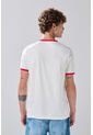 KOAJ Camiseta Crema College Manga Corta Con Contrastes de Koaj