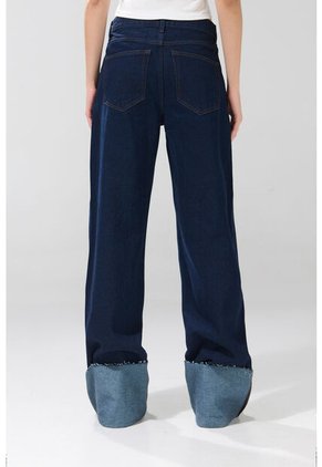 KOAJ PANTALON KOAJ JEAN STRAIGHT ROLL UP 3026